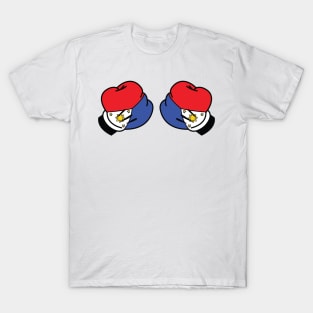 Mickey Filipino Flag Boxing Gloves by AiReal Apparel T-Shirt